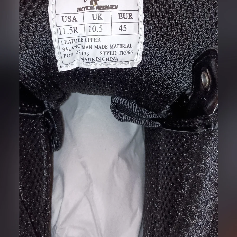 Tactical Research by Belleville men's Boots size 11.5 New With Tags